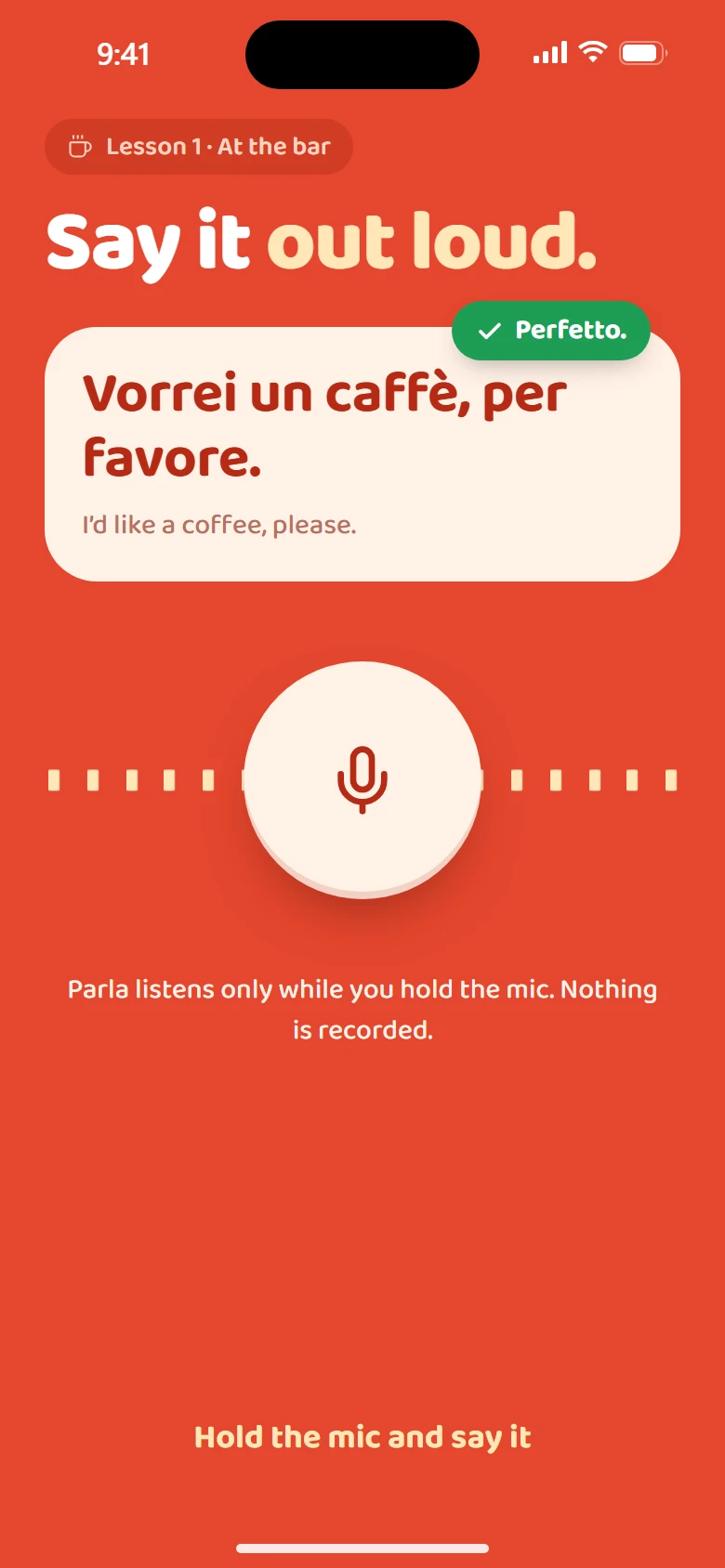 Parla, with the skills